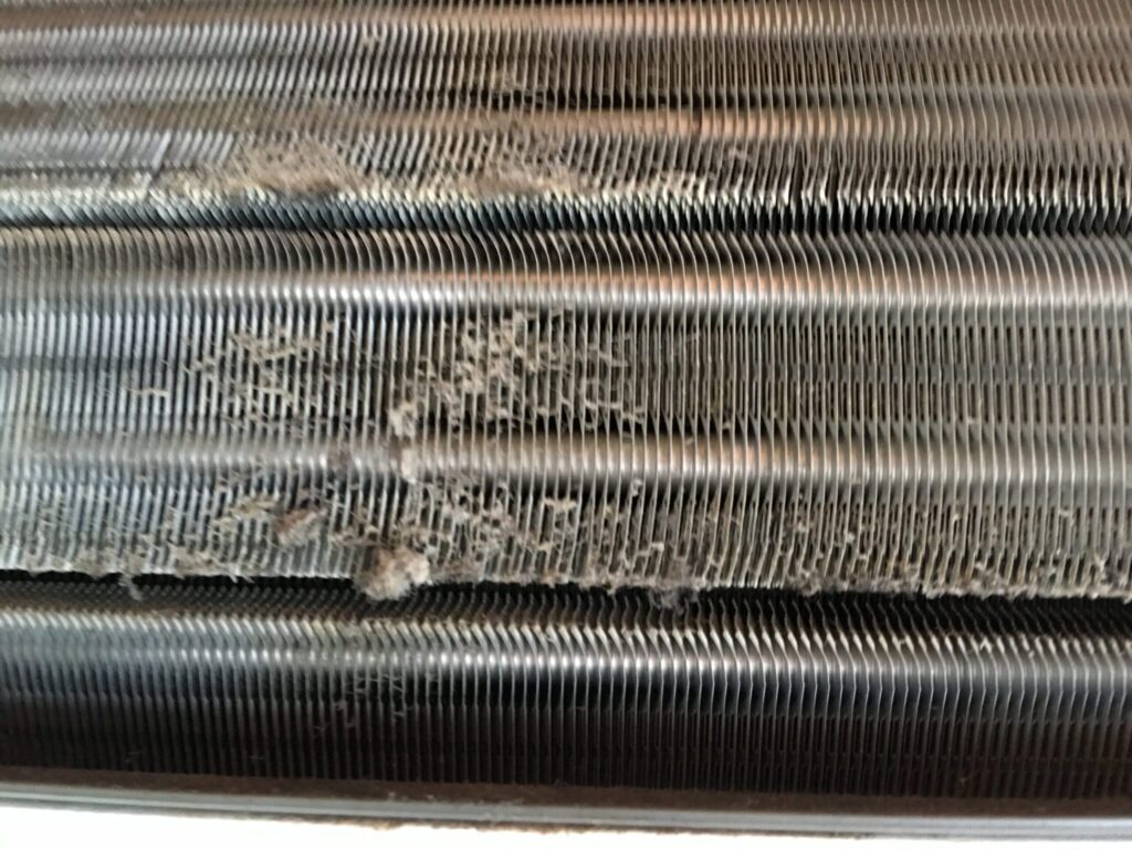 アルミフィン洗浄前